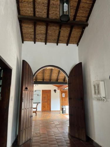 Lobby, Hotel Casa Blanca Campestre in Loma Mesa De Ruitoque