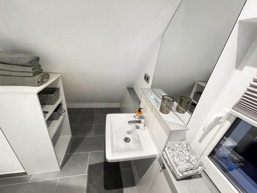 Bathroom, Gesamte Unterkunft - Buro - Kuche - Netflix in Gebersdorf