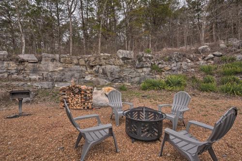 Scenic Mtn Retreat with Wooded Backyard and Fire Pit!