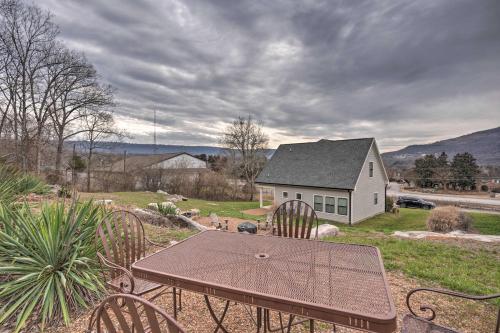 Scenic Mtn Retreat with Wooded Backyard and Fire Pit!