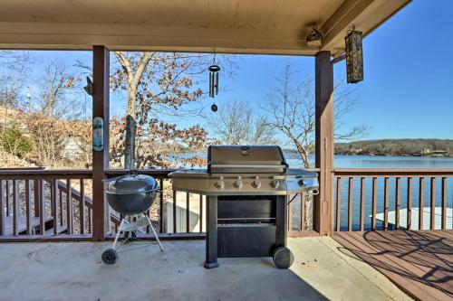 House with Deck Overlooking Lake of the Ozarks!