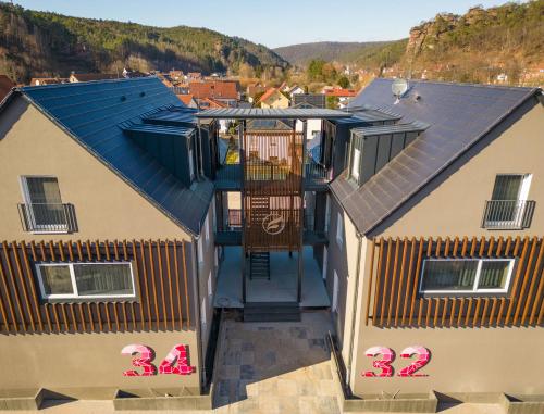 A szálláshely kívülről, GUESTHOUSE FELSENLAND in Dahn