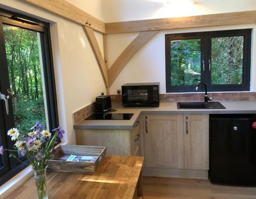 Cocina, Foxes Hollow - Woodland Cabin - Alfriston in Alfriston