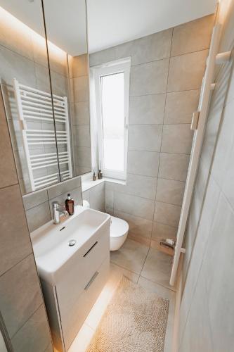 حمام, Moderne ruhige 2-Zimmer Wohnung in Coswig in Coswig
