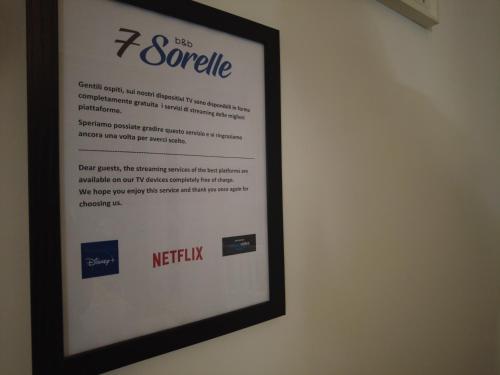 "7 SORELLE B&B" camere in pieno centro città con bagno privato, FREE HIGH SPEED WI-FI, NETFLIX