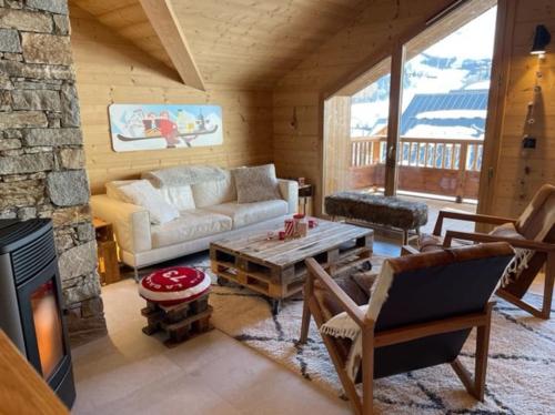 RARE Le refuge des aiguilles Duplex 130m2 10 pers classé 4 étoiles St Sorlin d'Arves La Toussuire