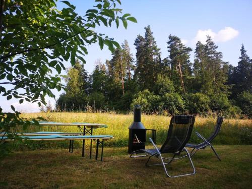 Große Ferienwohnung in Neuhaus ADEger mit Whirlpool, Grill und Garten in Hohenberg an der Eger
