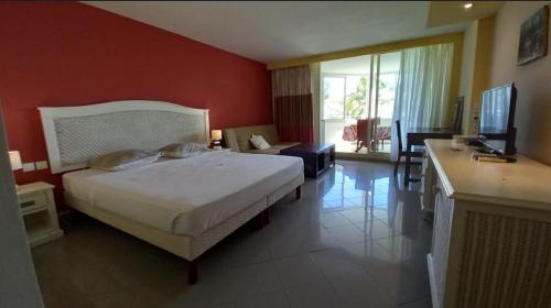 F1 vue mer, accès plage, en centre-ville - Location saisonnière - Le Gosier