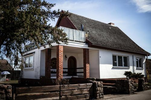 A szálláshely kívülről, Schwarze Möwe (Schwarze Mowe) in Grambin