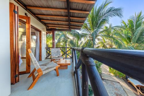 Balcony/terrace, Casa Kuaa in Puerto Escondido