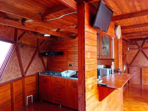 virtuve, Glamping San Sebastian in Suesca