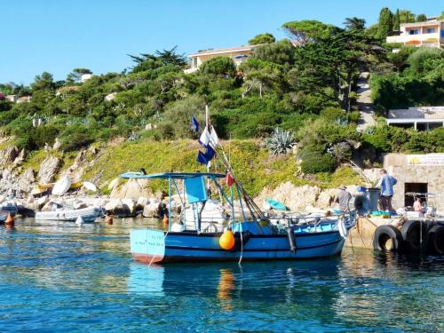 RC d'un Cabanon ecologique ile du levant Naturiste reservable du samedi au samedi in Port-Cros