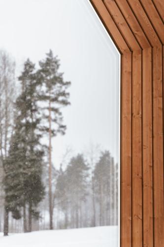 Sniegi design cabin with sauna