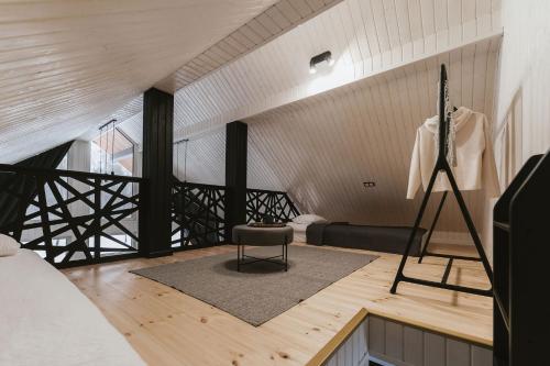 Sniegi design cabin with sauna