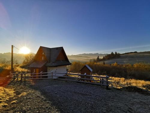 Domek na Ubocy z widokiem i sauną - Chalet - Biały Dunajec