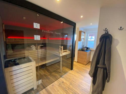 Sauna, Panoramagasthof Kristberg in Silbertal