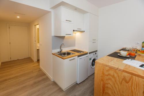 廚房, Apartamentos Costa da Morte Muxia in 穆西亞