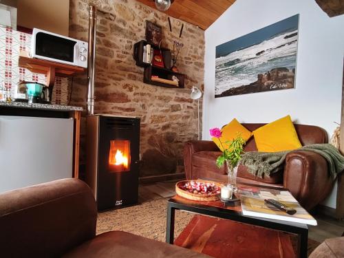 Casita vacacional 5 rutas en el rural Costa Da Morte in Vimianzo