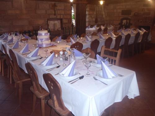 ห้องอาหาร, Penzion Javorsky mlyn in ลาซเน เบโลราด