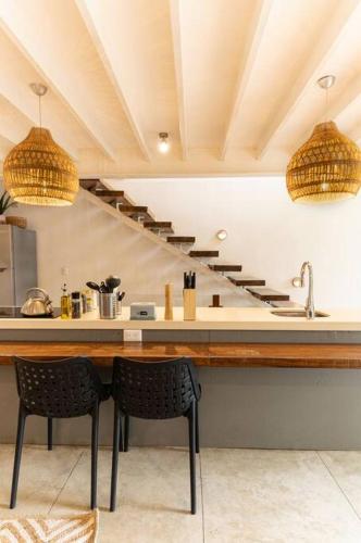 Kitchen, BoHo Home in Gated Eco Residence marAmar - Top location in Santa Teresa
