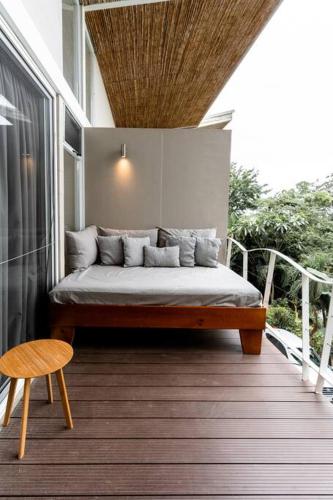 Balcony/terrace, BoHo Home in Gated Eco Residence marAmar - Top location in Santa Teresa