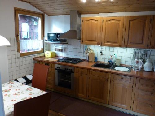 廚房, Ferienhaus Tanneneck in 霍恩