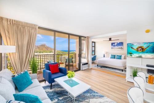 Fabulous Ocean & Diamond Head View with Free Parking!