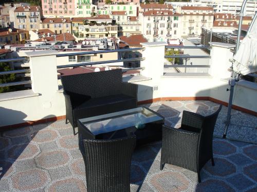 Terraza/balcón, Hotel Restaurant Forum in Beausoleil