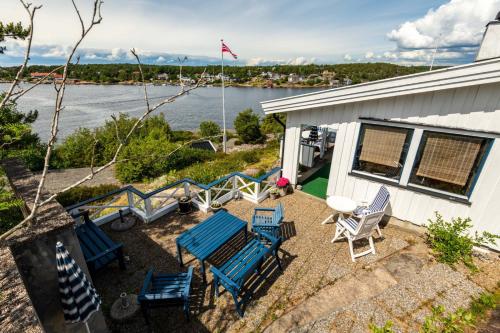 Fantastisk sjøhytte, 10 sengeplasser, strand og egen brygge