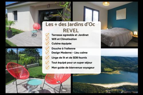 Les Jardins d’Oc ٭ Revel ٭ WIFI ٭Jardin ٭T3 Neuf