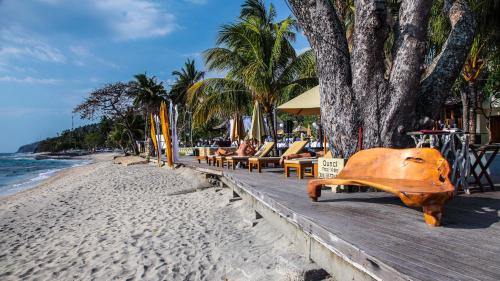 paplūdimys, Qunci Villas Hotel in Lombokas