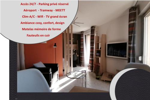 Appartements ORION - COSYNEST a Toulouse Blagnac - pkg prive & climatisation