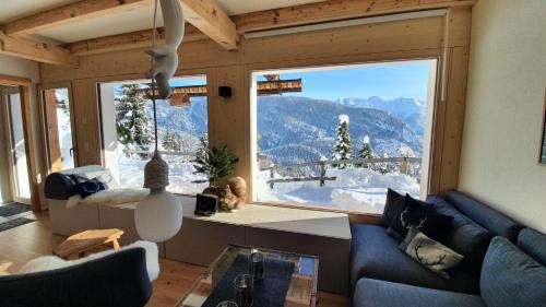 Chalet Baumfuchs direkt an der Talabfahrt Belalp in Blatten bei Naters, Schweiz