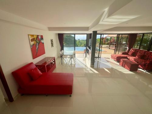 The Carma - stylish and luxury sea view pool villa