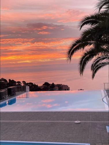 Luxueux appartement - vue mer - piscine - free parking - Monaco