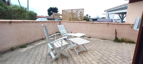 Patios de la mer Villa à 200 m de la plage- Clim - Wifi - parking (Patios de la mer Villa a 200 m de la plage- Clim - Wifi - parking) in แซง ซีพริออง