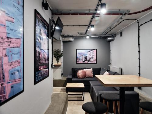 gedeelde lounge/tv-ruimte, HOLA GDYNIA in Gdynia