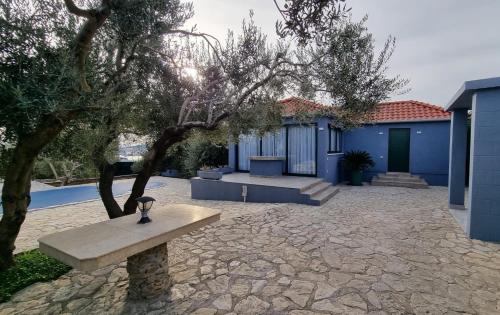 Luxury private villa complex with pool and jacuzzi