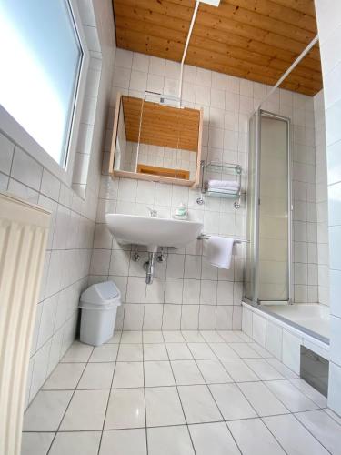 Fürdőszoba, Fruhstuckspension Ochnerbauer in Kindberg