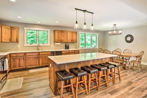 Cabin with Dock and Porch Across from Balsam Lake - image 3