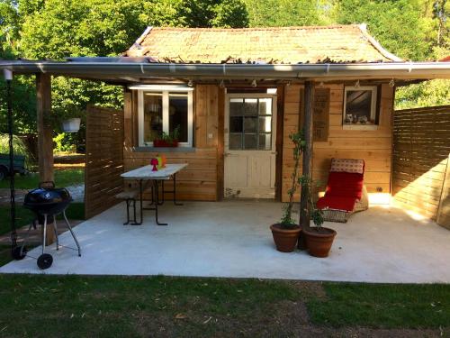 Chalet de 2 chambres avec jardin clos et wifi a Sanguinet a 1 km de la plage - Location, gîte - Sanguinet