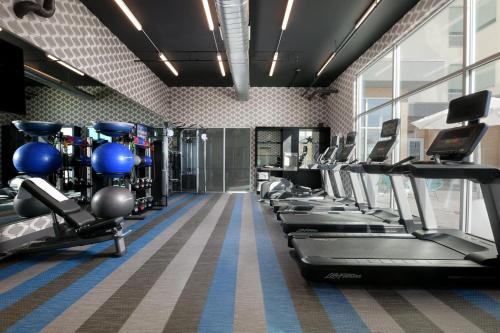 Fitness center, Aloft Dallas Euless in Euless