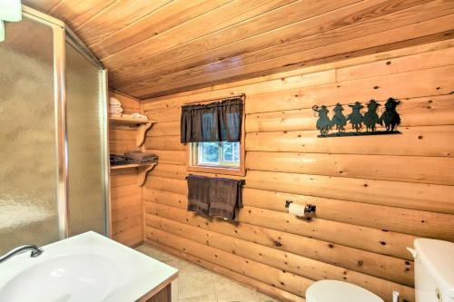 Smoky Mountain Rustic Log Cabin with Furnished Patio! - image 6