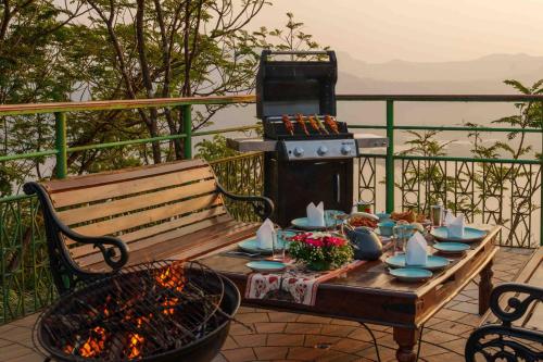 Balcony/terrace, Whispering Heights, Pawna Lake, Lonavala - ama Stays & Trails in Aamby Valley City