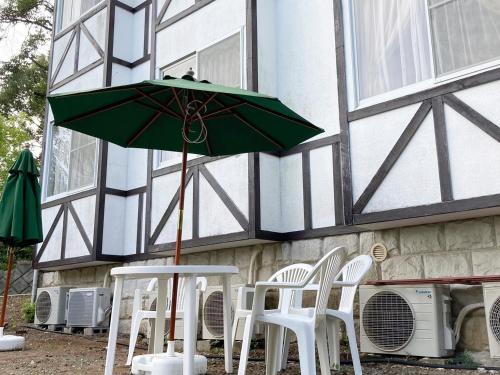 Balcony/terrace, Pension Todoroki in Kamitaga