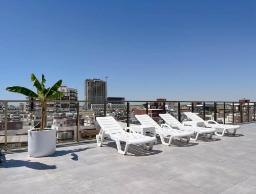 شرفة/ تراس, Courtyard Long Beach Holiday Resort in Trikomo (Iskele)