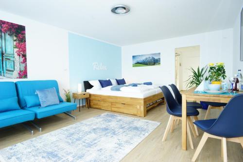 RELAX - BLUE mit Pool und Sauna - Apartment - Scheidegg