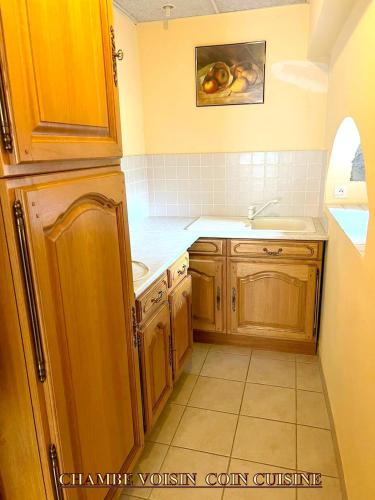 keuken, Appartement charmant à Lacrost avec jardin privé - 60 m² (Appartement charmant a Lacrost avec jardin prive - 60 m²) in Lacrost