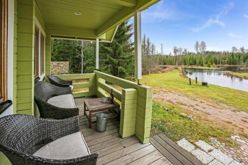 Sauna, Metsamokki in Tenhola