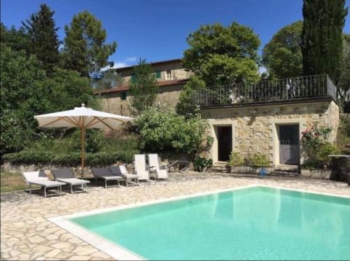 [Swimming pool with view] Tenuta la Macinaia